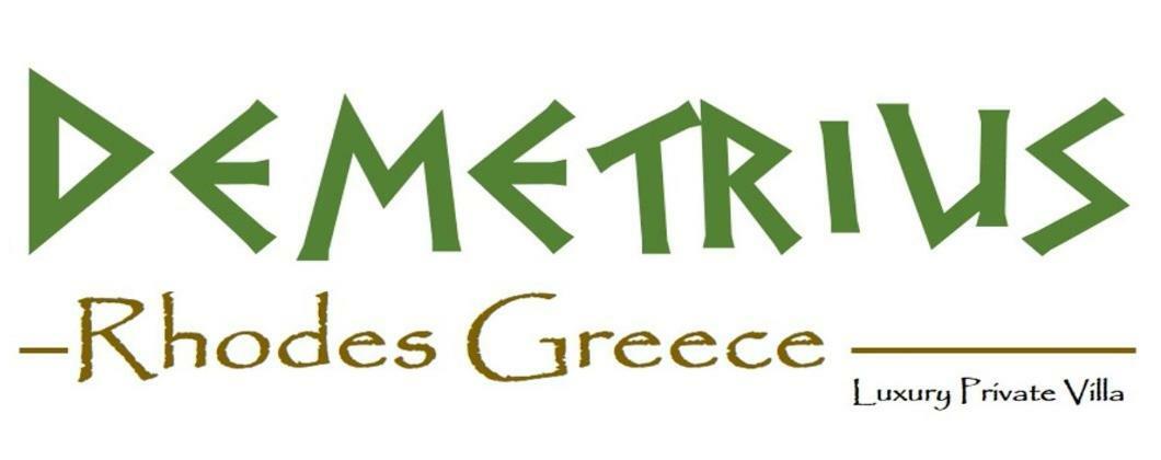 Rhodes Demetrius Luxury Private Villa Kaláthos Kültér fotó